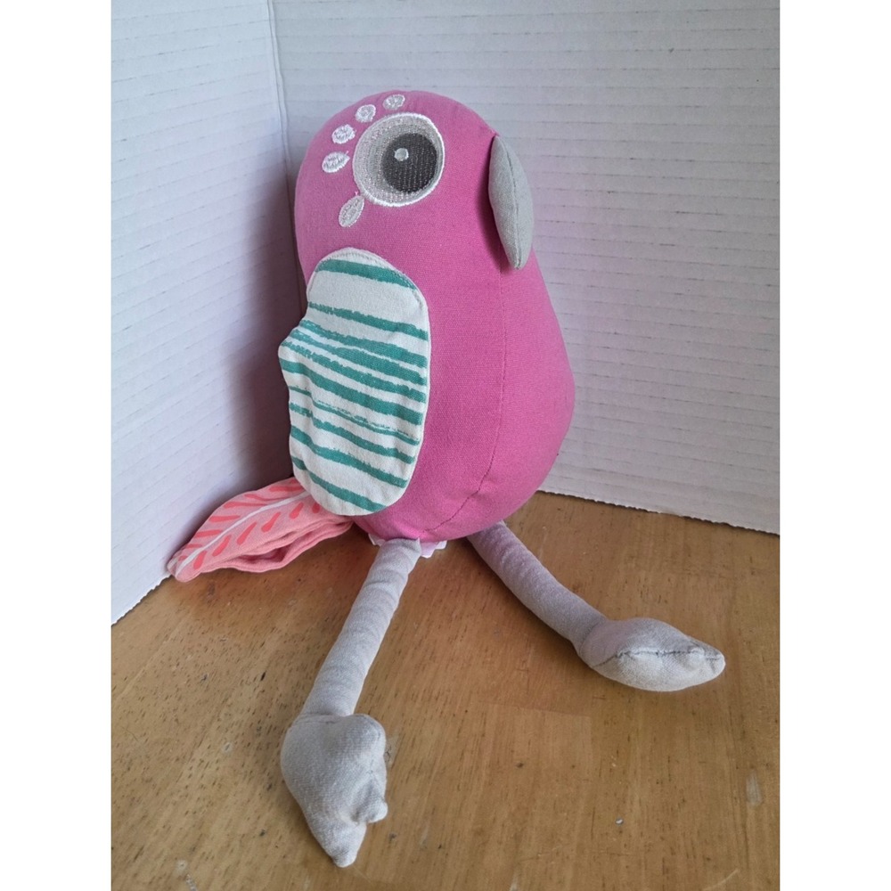 Pillowfort Pink Sitting Toucan Bird Plush Stuffed Animal Mini Pillow 12 in 2015